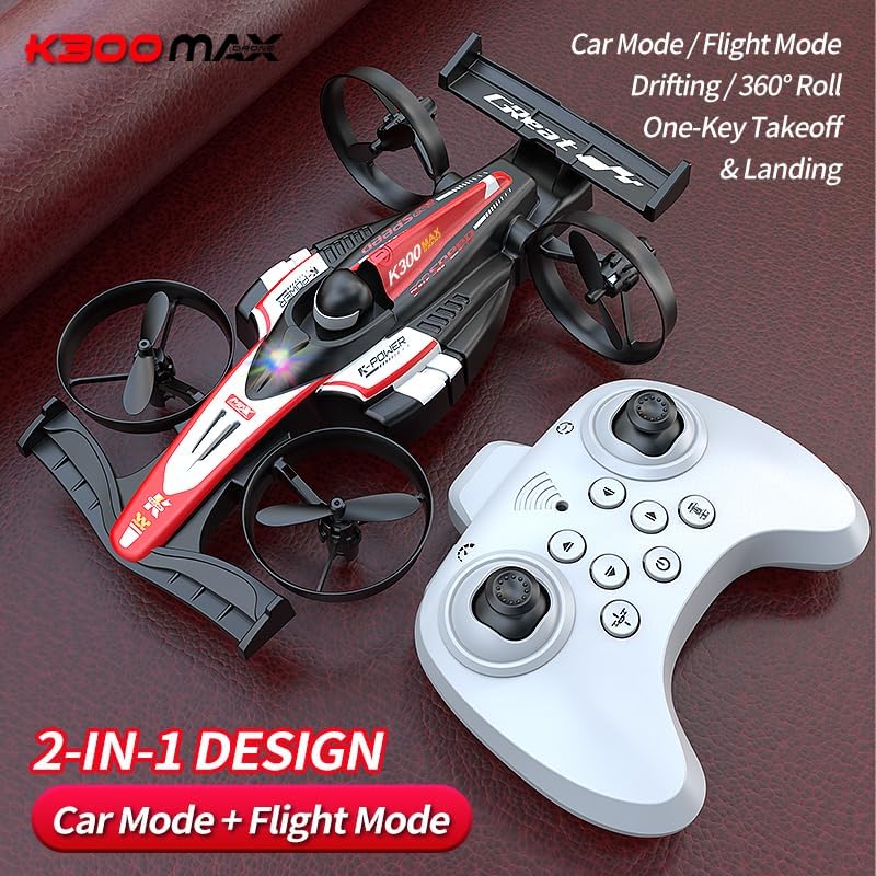 K300 Max RC Drone – Remote Control Quadcopter Flying Toy for Kids & Beginners