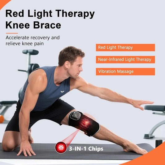 Heated Knee Massager – Electric Knee Wrap with Soothing Heat & Massage for Relaxation