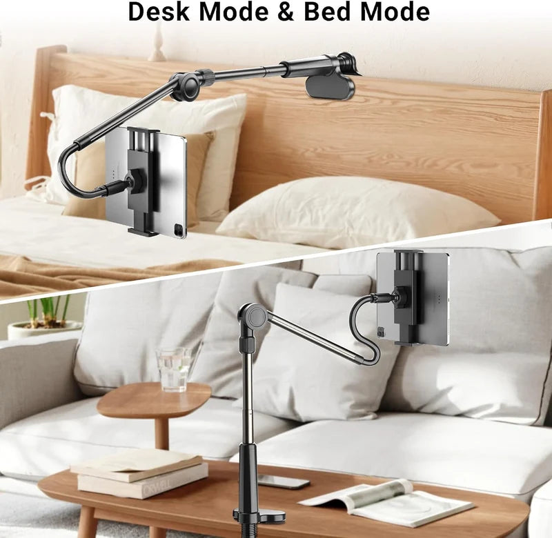 360° Rotating Lazy Phone Holder – Adjustable Mobile Phone Stand for Desk, Bed & Home
