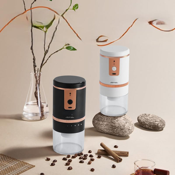 Portable Electric Coffee Grinder – Automatic Rechargeable Bean Grinder for Freshly Ground Coffee