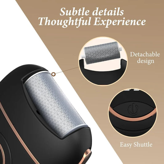 Electric Foot Callus Remover – Rechargeable Pedicure File for Smoother, Softer Feet