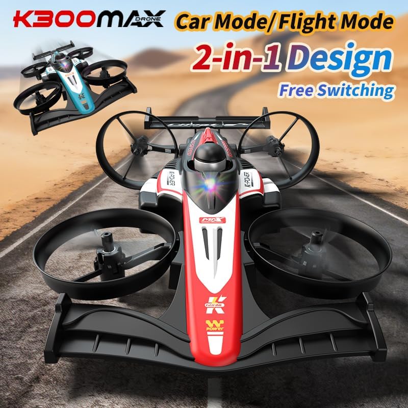 K300 Max RC Drone – Remote Control Quadcopter Flying Toy for Kids & Beginners