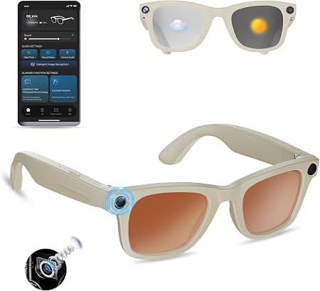 AI Smart Glasses Pro – Bluetooth Smart Eyewear with Hands-Free Audio, Wireless Connectivity & Stylish Design