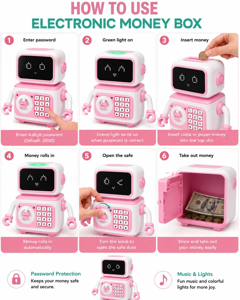 Electronic Robot Money Safe