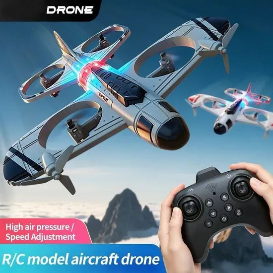 KY103 Vintage Airplane RC Drone – Remote Control Flying Aircraft Toy