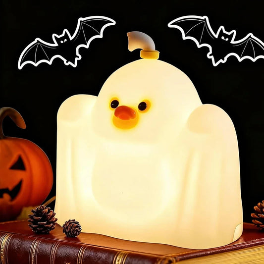 Ghost Duck Night Light – Cute Silicone LED Lamp for Kids’ Bedroom, Nursery & Home Decor