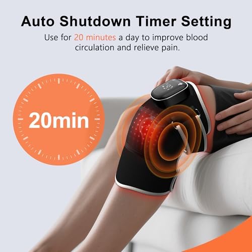 Heated Knee Massager – Electric Knee Wrap with Soothing Heat & Massage for Relaxation