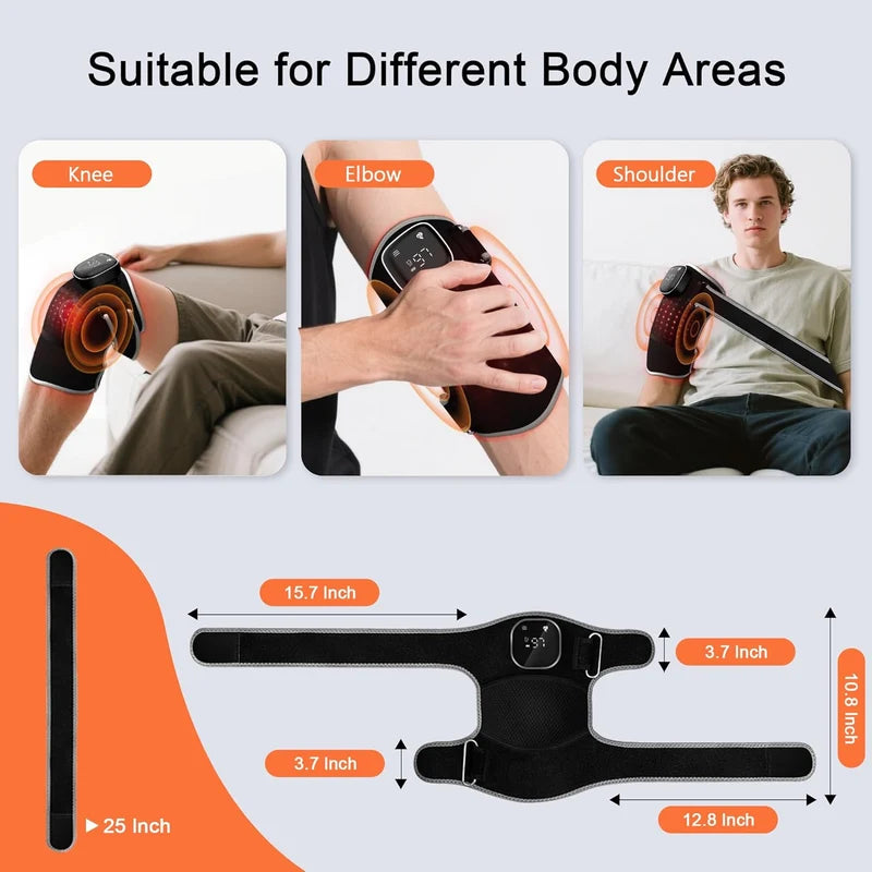Heated Knee Massager – Electric Knee Wrap with Soothing Heat & Massage for Relaxation