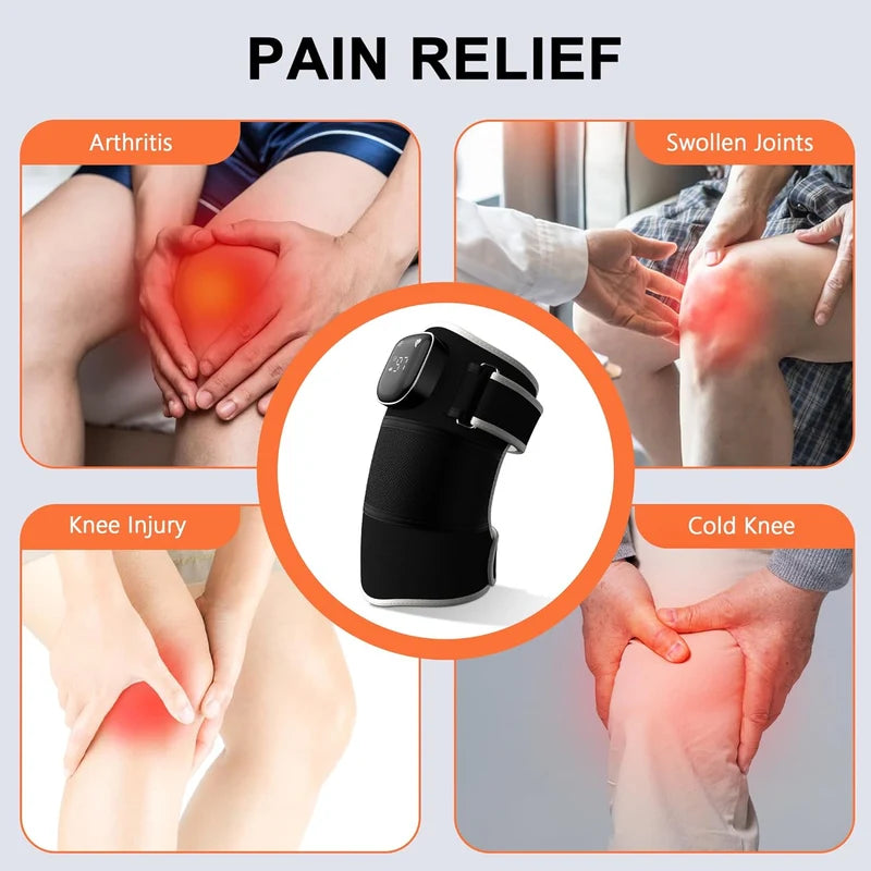 Heated Knee Massager – Electric Knee Wrap with Soothing Heat & Massage for Relaxation