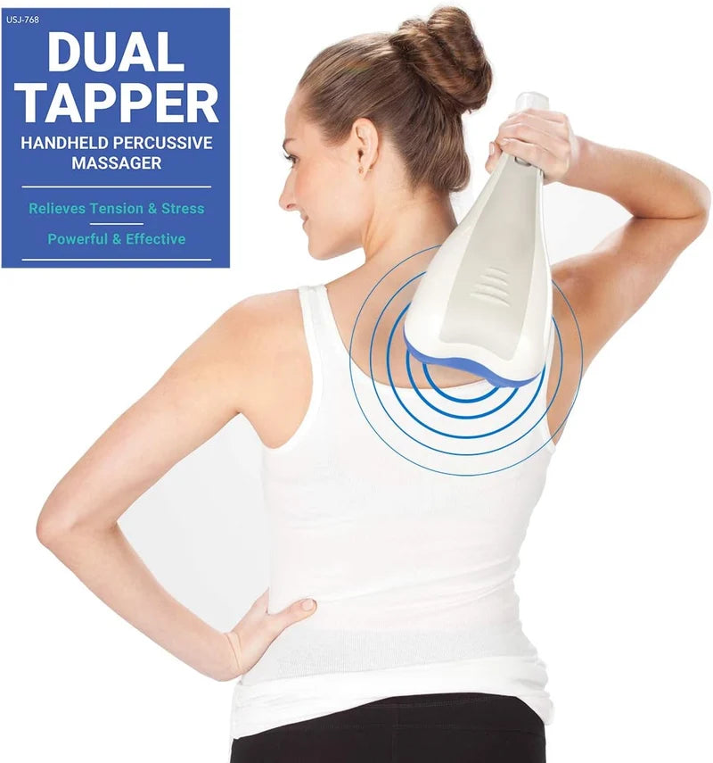 MILINDA Dual Head Massager – Electric Body Massage Device for Relaxation & Everyday Use