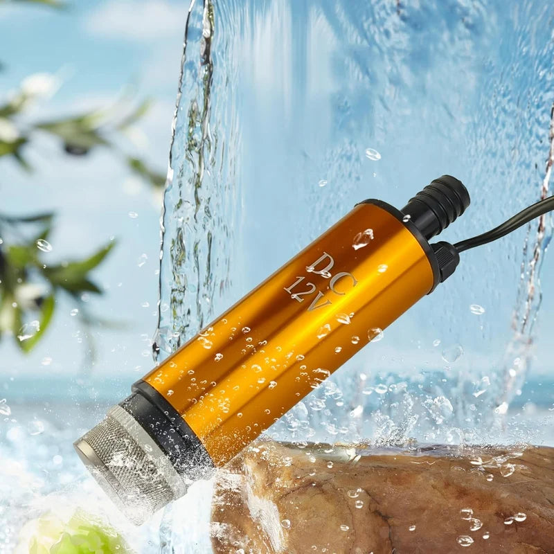 Portable Fuel Transfer Pump – Electric Fuel Siphon Pump for Quick & Easy Liquid Transfe