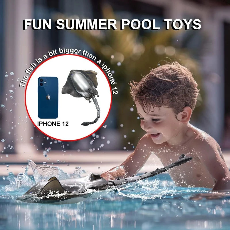 RC Swimming Devil Ray – Realistic Remote Control Stingray Water Toy | Fun Pool & Bath Toy for Kids