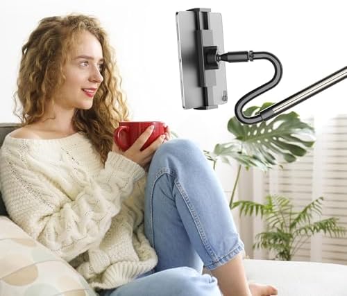 360° Rotating Lazy Phone Holder – Adjustable Mobile Phone Stand for Desk, Bed & Home