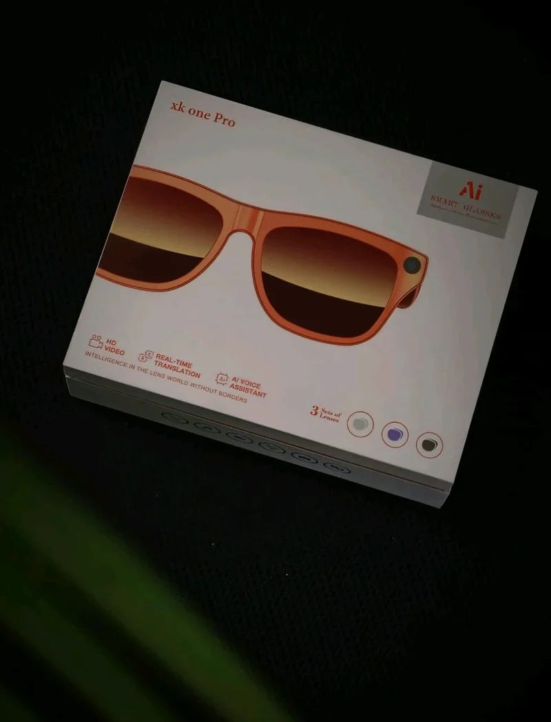 AI Smart Glasses Pro – Bluetooth Smart Eyewear with Hands-Free Audio, Wireless Connectivity & Stylish Design